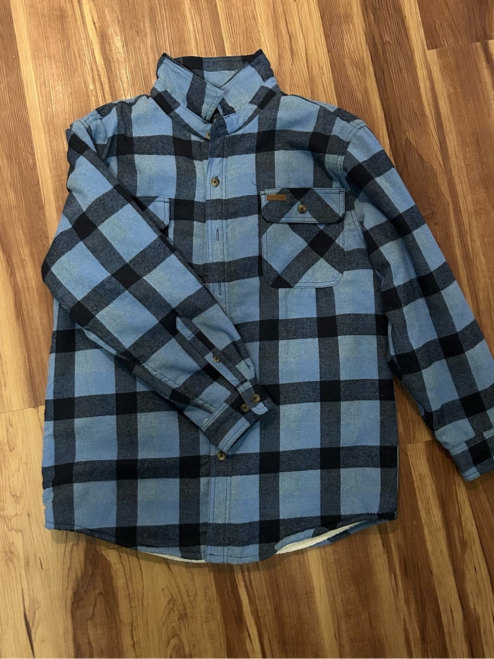 Smith’s Plaid Button-Up Shirt Jacket